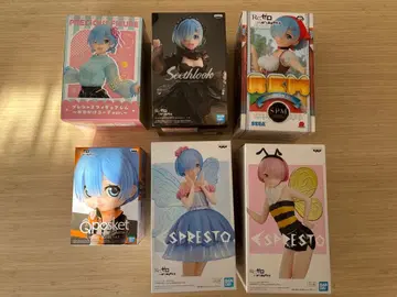 [ 묶음 판매 ] Re: 제로부터 시작하는 이세계 생활 렘 피규어 6개