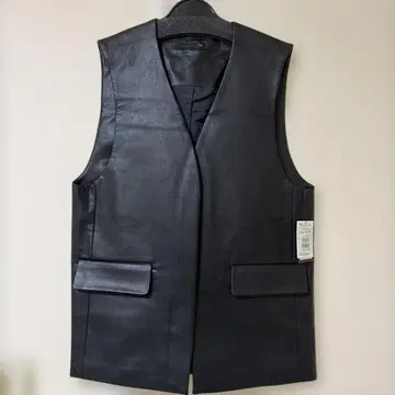 야마다야 Aga 에코 가죽 베스트 사이즈 38 블랙