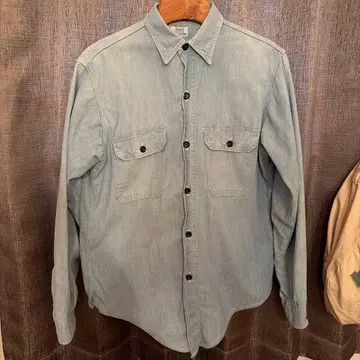 50s-60s SEARS 샴브레이 셔츠 시어스 빈티지