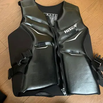 HISEA 블랙 구명 조끼 M