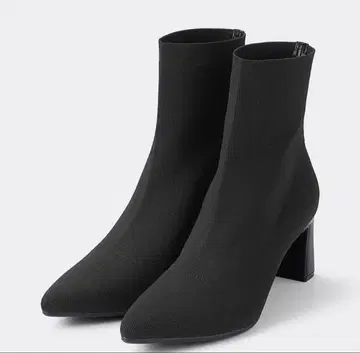 GU 블랙 스틸레토 숏부츠 XL