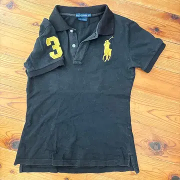 피케 셔츠 블랙 반팔 3자수 M 사이즈