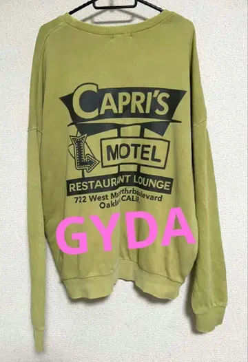 GYDA 트레이닝복 올리브 색바램 있음