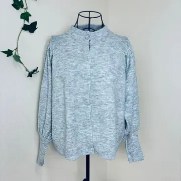 Anna luna 택 포함 새상품 니트 가디건 펄 비쥬 버튼