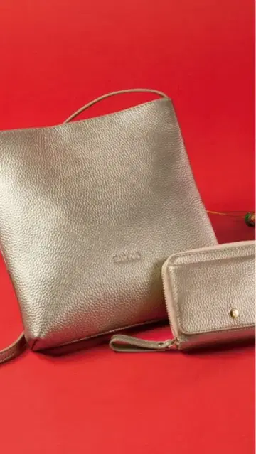 [ BARCOS ] 폰테 피콜라 미니백 세트 골드