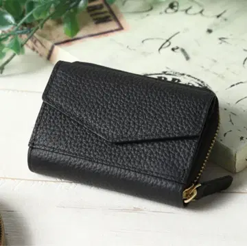 천연 가죽 소가죽 미니 지갑