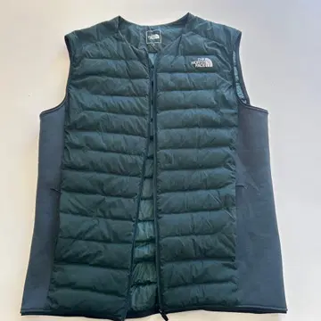 THE NORTH FACE 다운 베스트 다크 그린