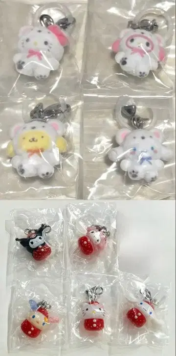 산리오 메지루시 액세서리 딸기, 복슬복슬 스노우 세트