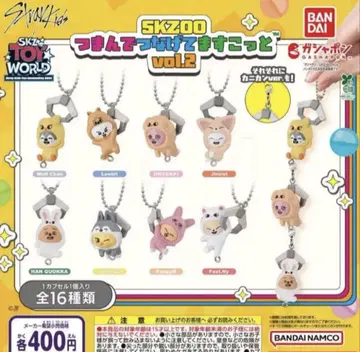StrayKids skzoo 츠만데츠나게테마스코트 가챠 컴플리트 3