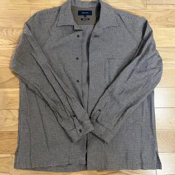 SHIPS JET BLUE 체크 무늬 셔츠 L 사이즈