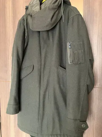 NANO UNIVERSE 올리브 모즈 코트