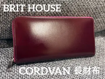 BRIT HOUSE 코도반 장지갑 버건디
