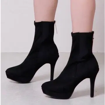 LIP SERVICE 립 서비스 사이드 고어 숏부츠 블랙