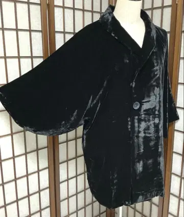 b4 레이온 벨벳 일본 의류 코트 새상품급 기모노