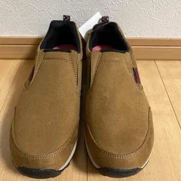 택 포함 새상품 MOONSTAR 브라운 슬립온 슈즈 24.5cm 와이드