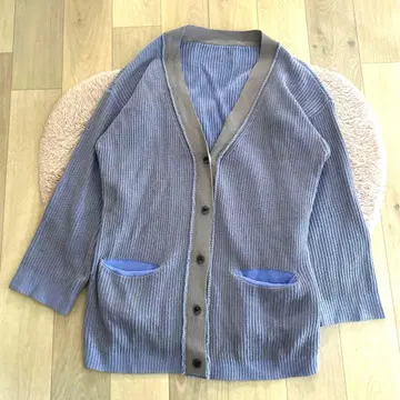 지나시스 2WAY 플레이팅 아제 V 가디건 내추럴 성숙/러블리