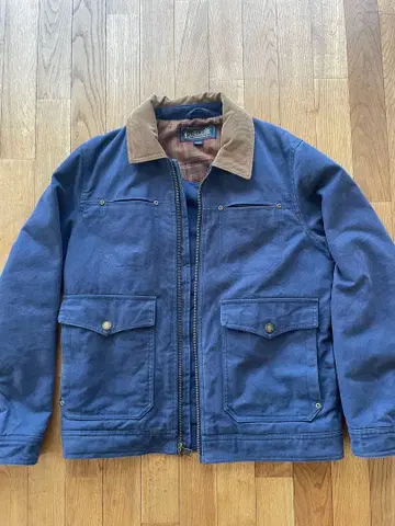 Pendleton 네이비 자켓 M/M 코듀로이 카라 부착