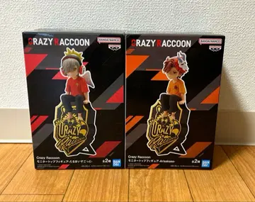 CRAZY RACCOON 모니터 탑 피규어 달마 아리사카 2종