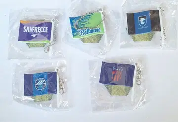 J리그 플래그 키체인 컬렉션