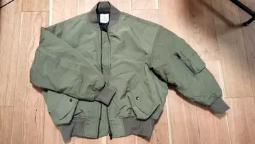 nano universe MA-1 플라이트 자켓 올리브