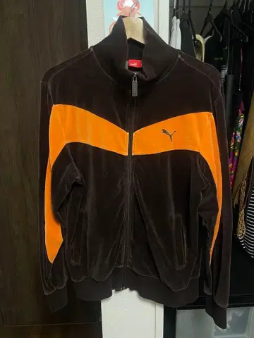 PUMA 벨로아 저지 브라운/오렌지