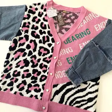egg by SUREVE 레오파드 가디건 M
