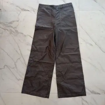 그레이 와이드 팬츠 38 사이즈