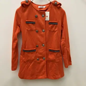 새상품급 JH collection 아우터 오렌지 코트 얇은 소재