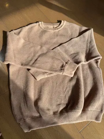 크렙스큐어 남성용 모스스티치 롱슬리브 맨투맨 S사이즈