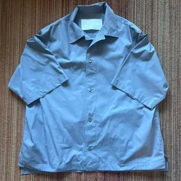 nonnotte 드레이핑 하프슬리브 셔츠 타입 D