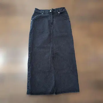 디스코트 데님 타이트 스커트