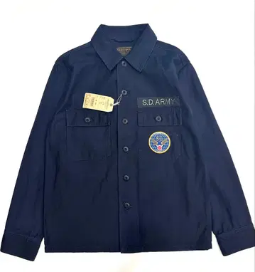 STUDIO D'ARTISAN 밀리터리 셔츠 자켓 자수