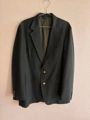 BURTONS 다크 그린 테일러드 자켓 made in usa