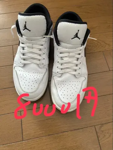 조던 스니커즈 화이트/블랙