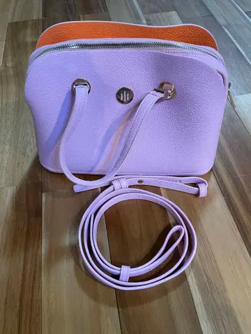 수회 사용 타미힐피거 2WAY 숄더백 핑크