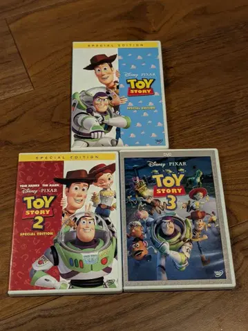 토이스토리 토이스토리1 토이스토리2 DVD 3작품 세트