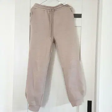 택 포함 새상품 HEREIAN 베이지 스웨트 팬츠 M 사이즈