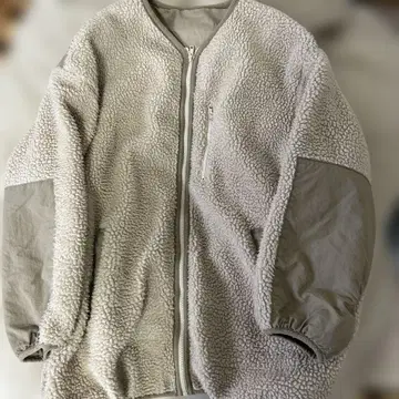 나일론 집업 자켓 그레이