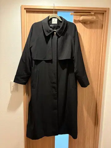 nano universe 블랙 롱 코트