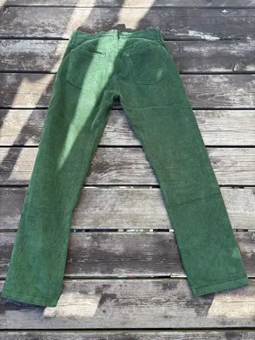 A.P.C. 그린 코듀로이 바지