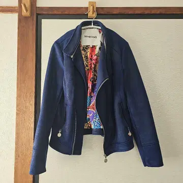 Desigual 네이비 라이더 자켓 40