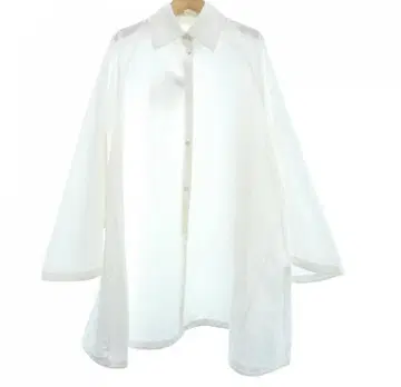 질 샌더 셔츠 원피스 긴팔 코튼