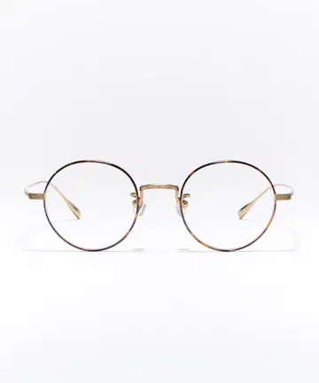 JINS 안경 Combination Metal 브라운 데미