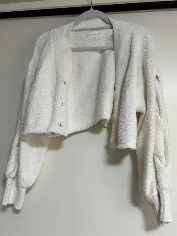 SNIDEL HOME 화이트 크롭 니트 스나이델 홈