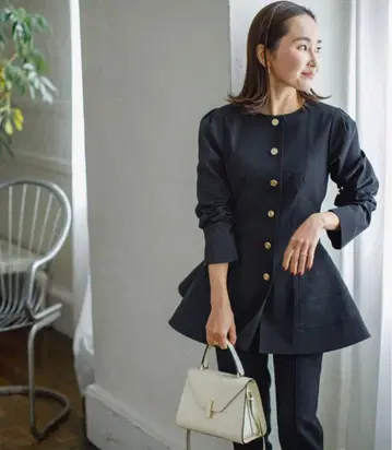 BLUELEA 노카라 블랙 자켓 M 사이즈