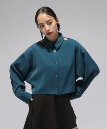 HARE 트로미카타키 숏 셔츠 블루