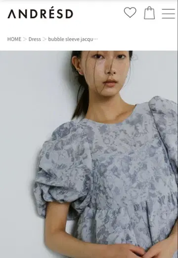 ANDRESD 원피스 라이트 그레이