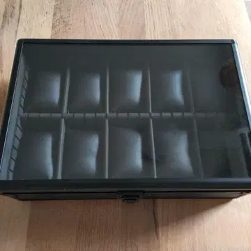 시계 수납 박스 블랙 10개용