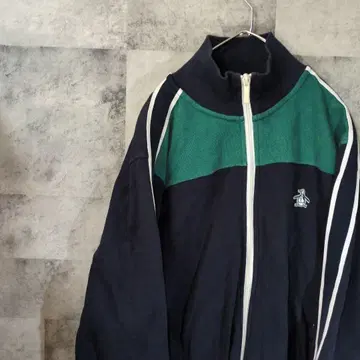 Munsingwear 맨투맨 트레이닝복 네이비 집업 S C43,23