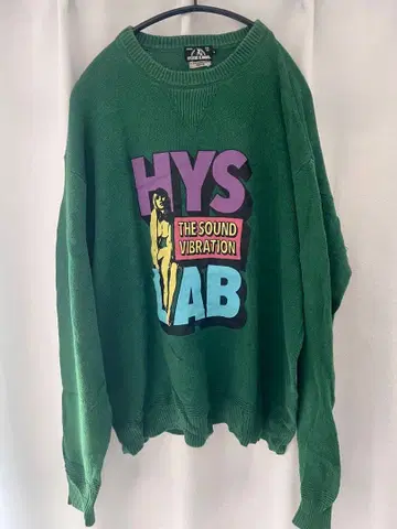 HYSTERIC GLAMOUR 그린 니트 L